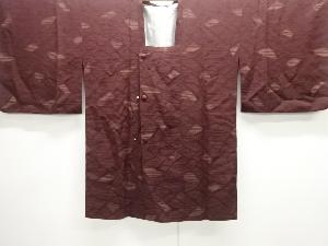 抽象模様織り出し道行コート